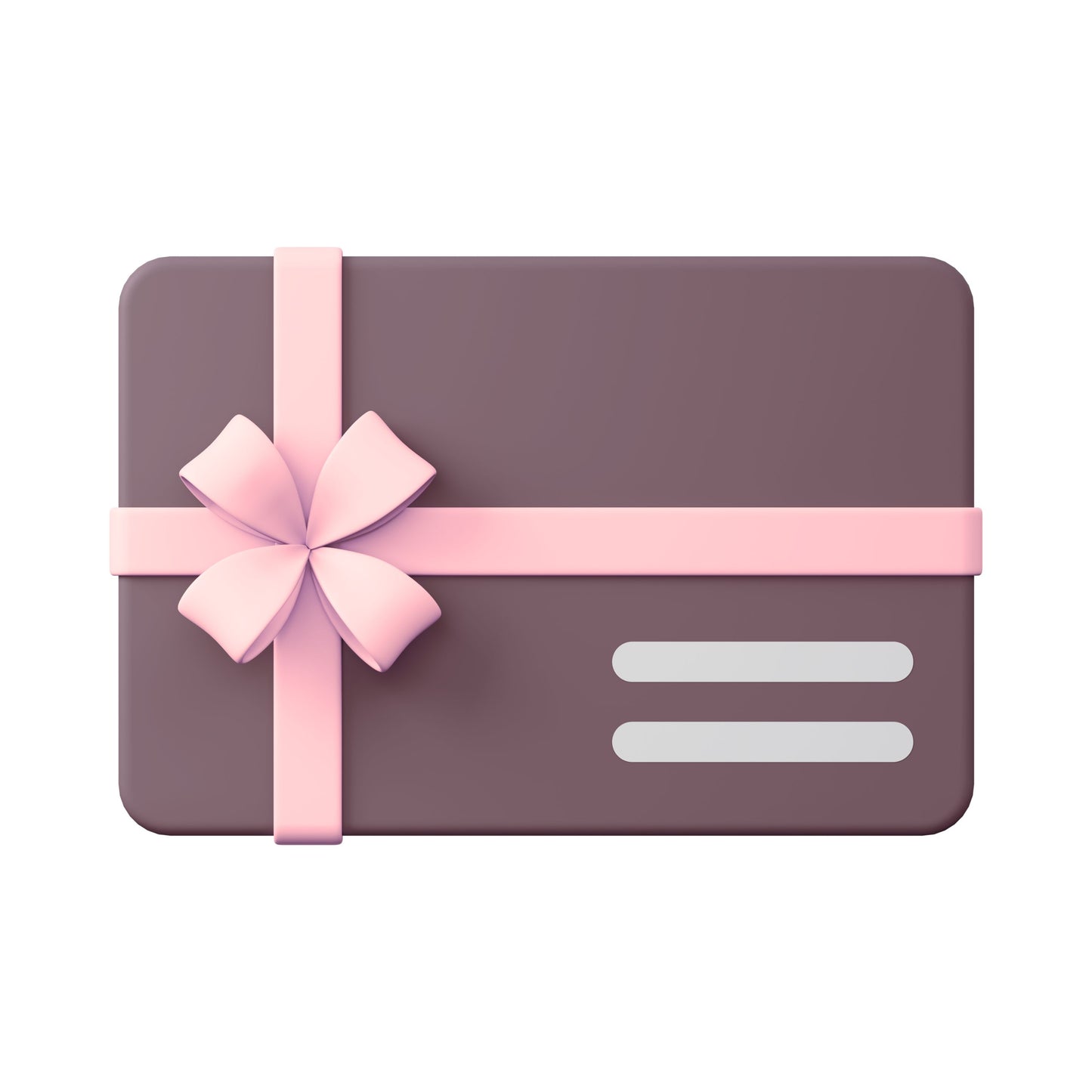 Soft Girl Era - Gift card with a pink ribbon on a white background